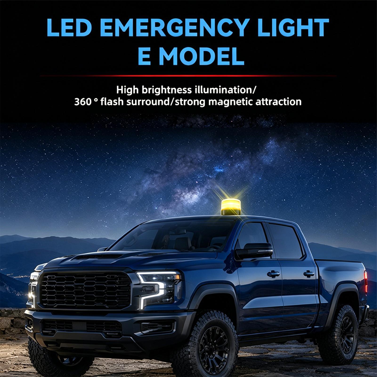 LED Beacon Light Amber Flashin - Sos Light Strobe ulasan dan harga
