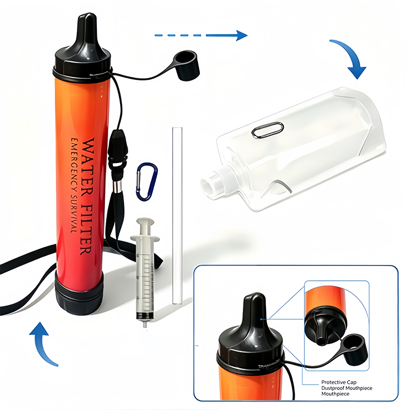 5000L Portable Emergency Survi - Water Purification Straw ulasan dan harga