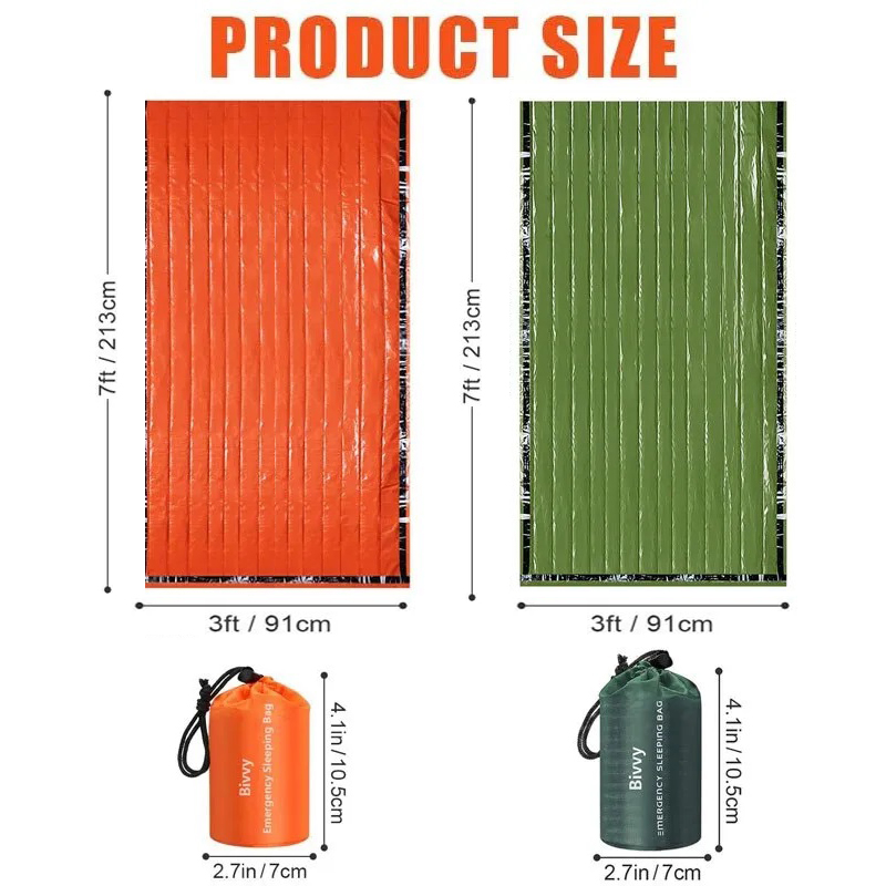 Waterproof Lightweight Thermal - Bivy Bag Emergency ulasan dan harga