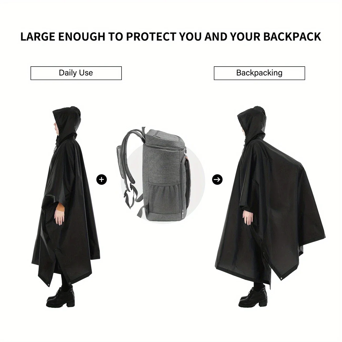 2026 For Camping Hiking 3-in-1 - Emergency Poncho Rain ulasan dan harga