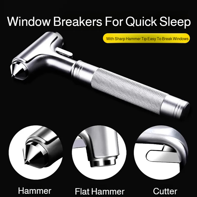 Car Safety Hammer with Seat Be - Rescue Rope Throw ulasan dan harga