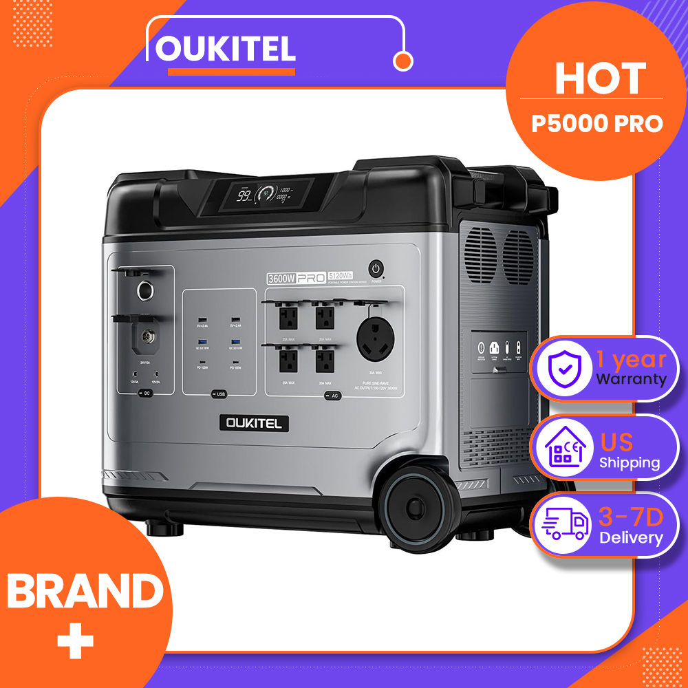 OUKITEL P5000 Pro Portable Pow - Solar Emergency Charger ulasan dan harga