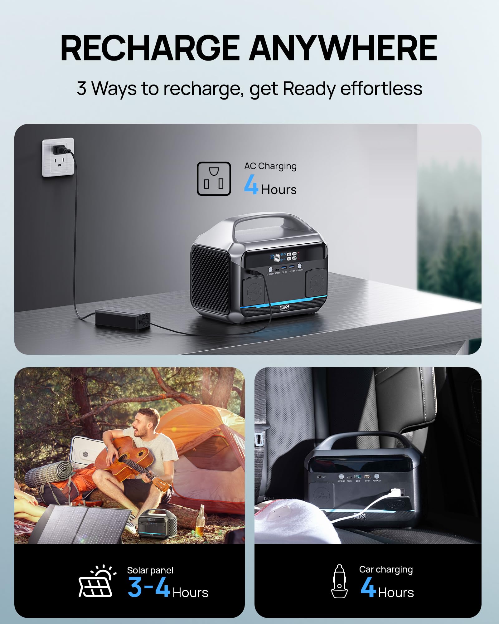 Daranener NEO300L 350W Portabl - Solar Emergency Charger ulasan dan harga