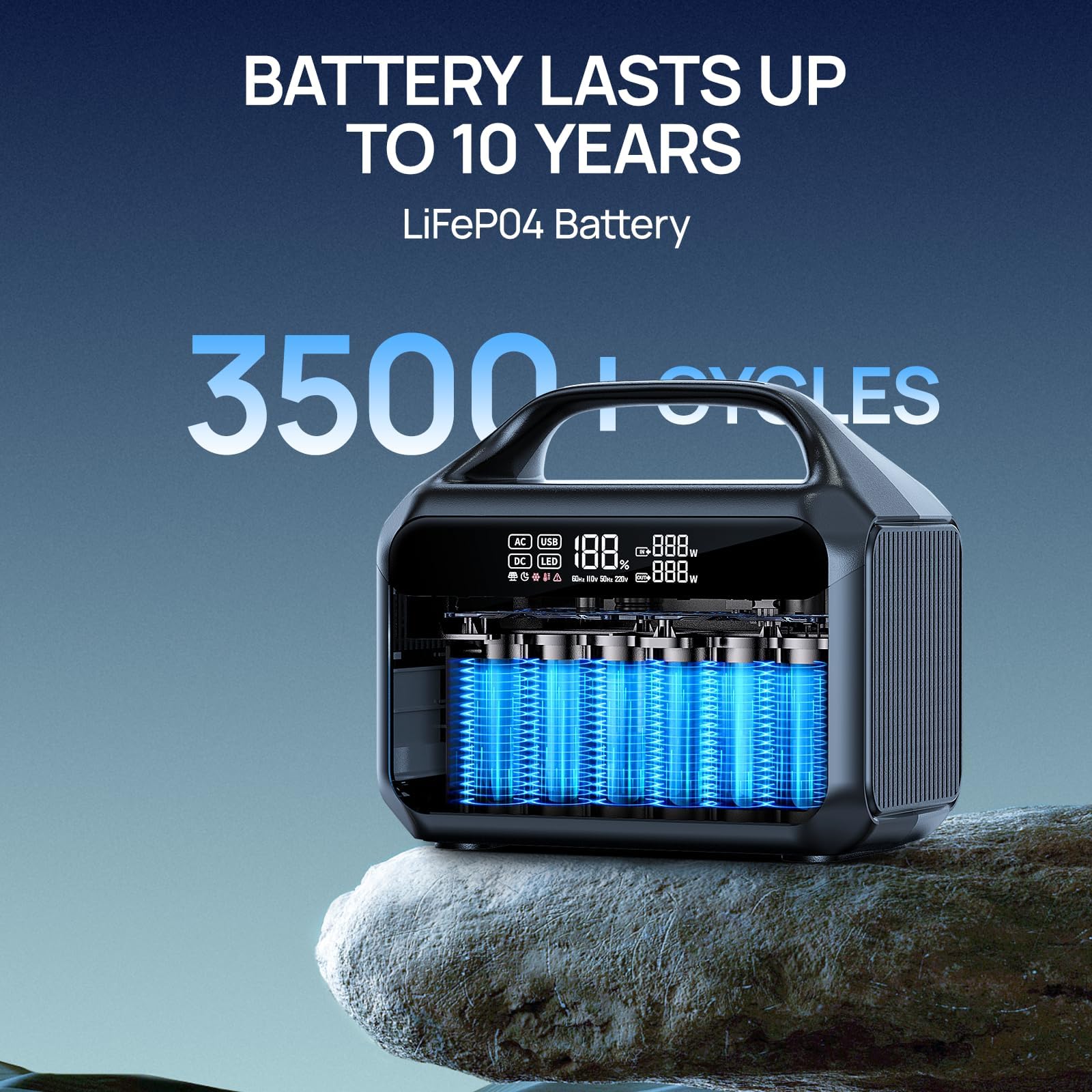 Daranener NEO300L 350W Portabl - Solar Emergency Charger ulasan dan harga
