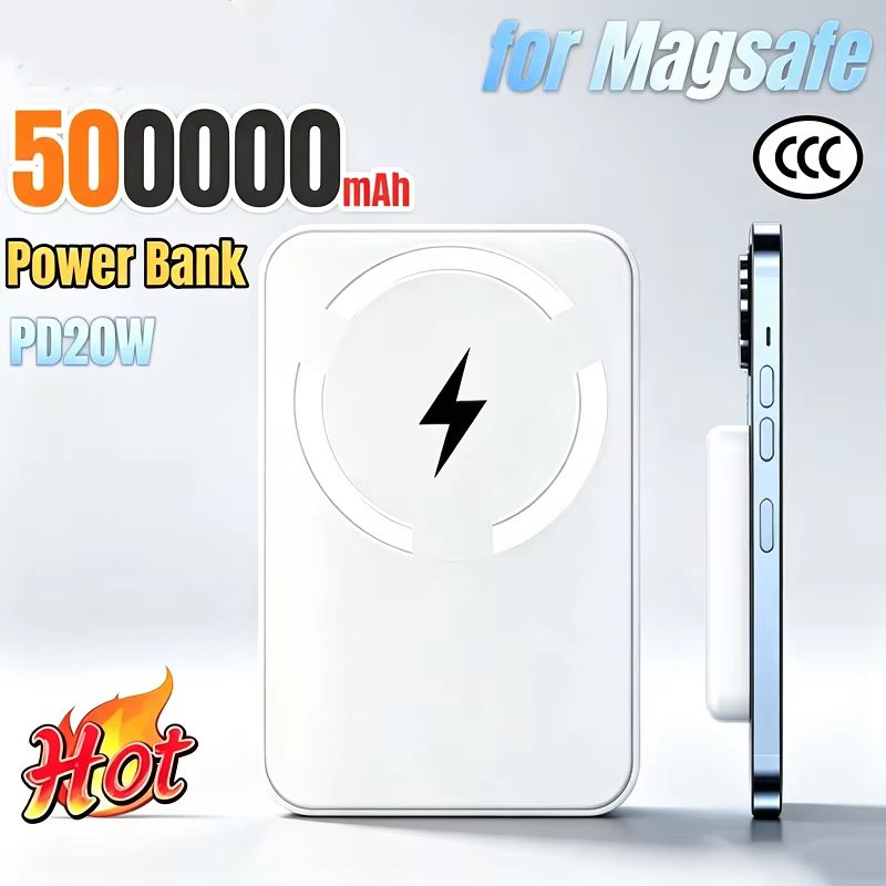 500000mAh Magnetic Wireless Po - Solar Emergency Charger ulasan dan harga